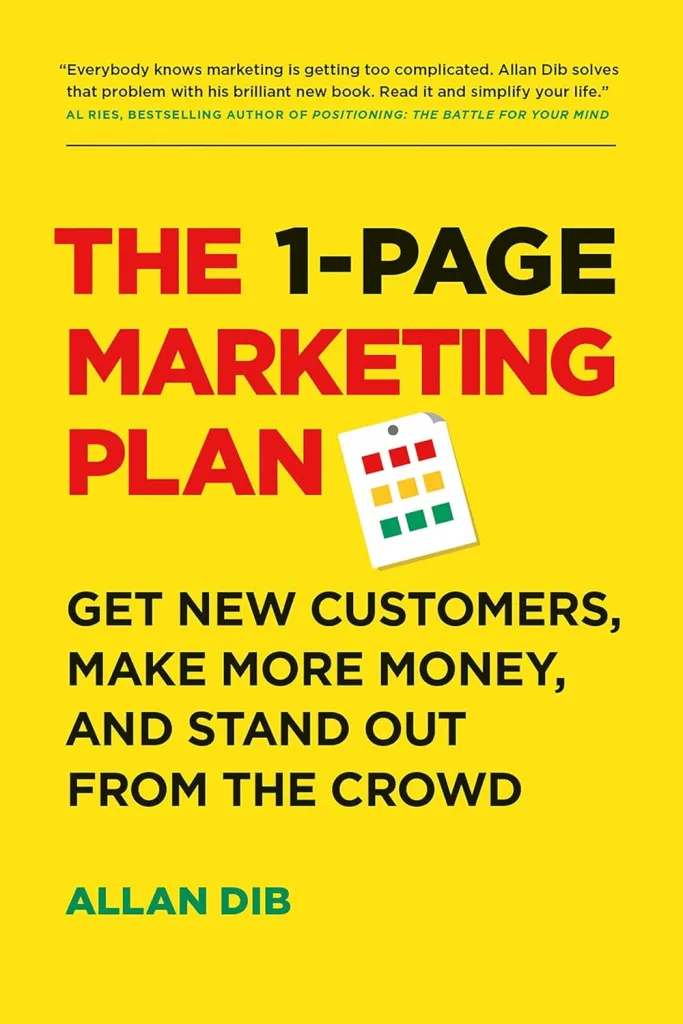 the one page markerting plan